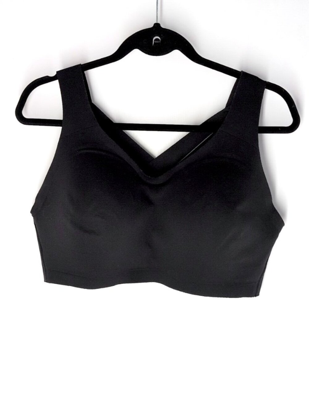 Lululemon Enlite Sports Bra Weave Black 38DD wirefree high support running